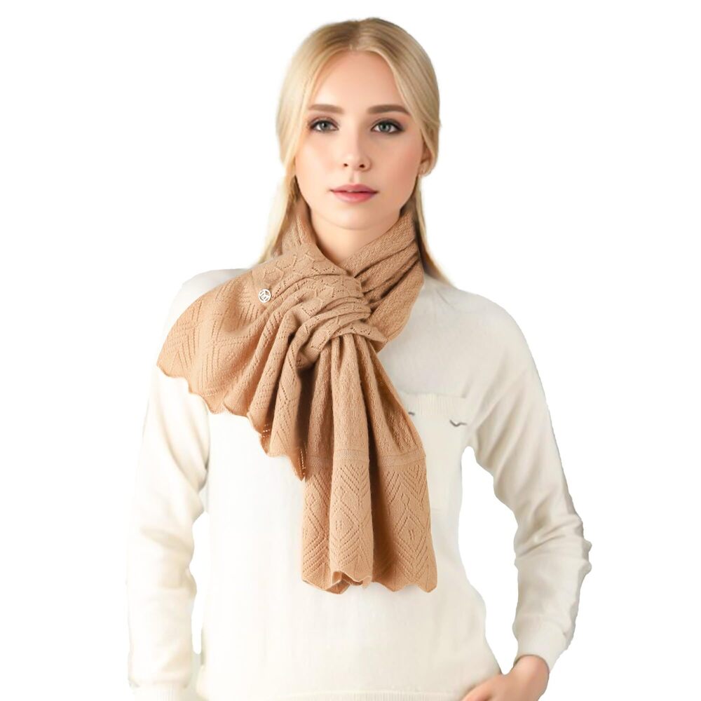 4815 Scarf 30% Mongolian Cashmere 70% Australian Merino Wool Large Size